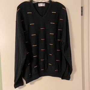 Beautiful St Croix Men’s black v-neck sweater